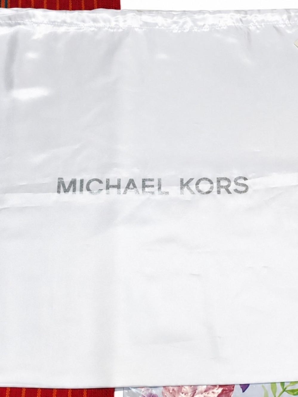 Michael Kors White Dust Bag with Logo 18x19
